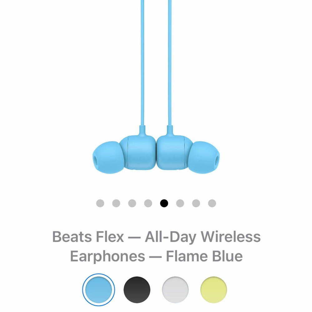 Beats by Dre Flex Earphones - Flame Blue